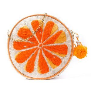 Misenka Fruit Shoulder Bag: Orange Shoulder Bag